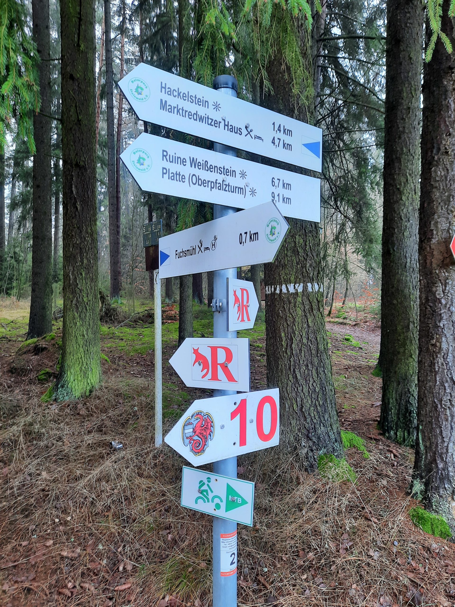 Wanderwegebeschilderung