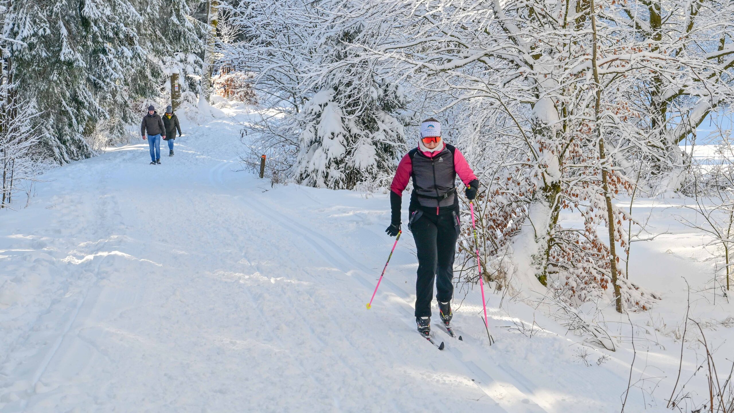 Wintersport im Steinwald